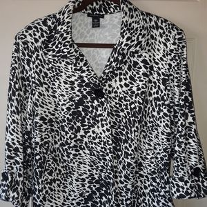Courtenay Casual Animal Print Jacket